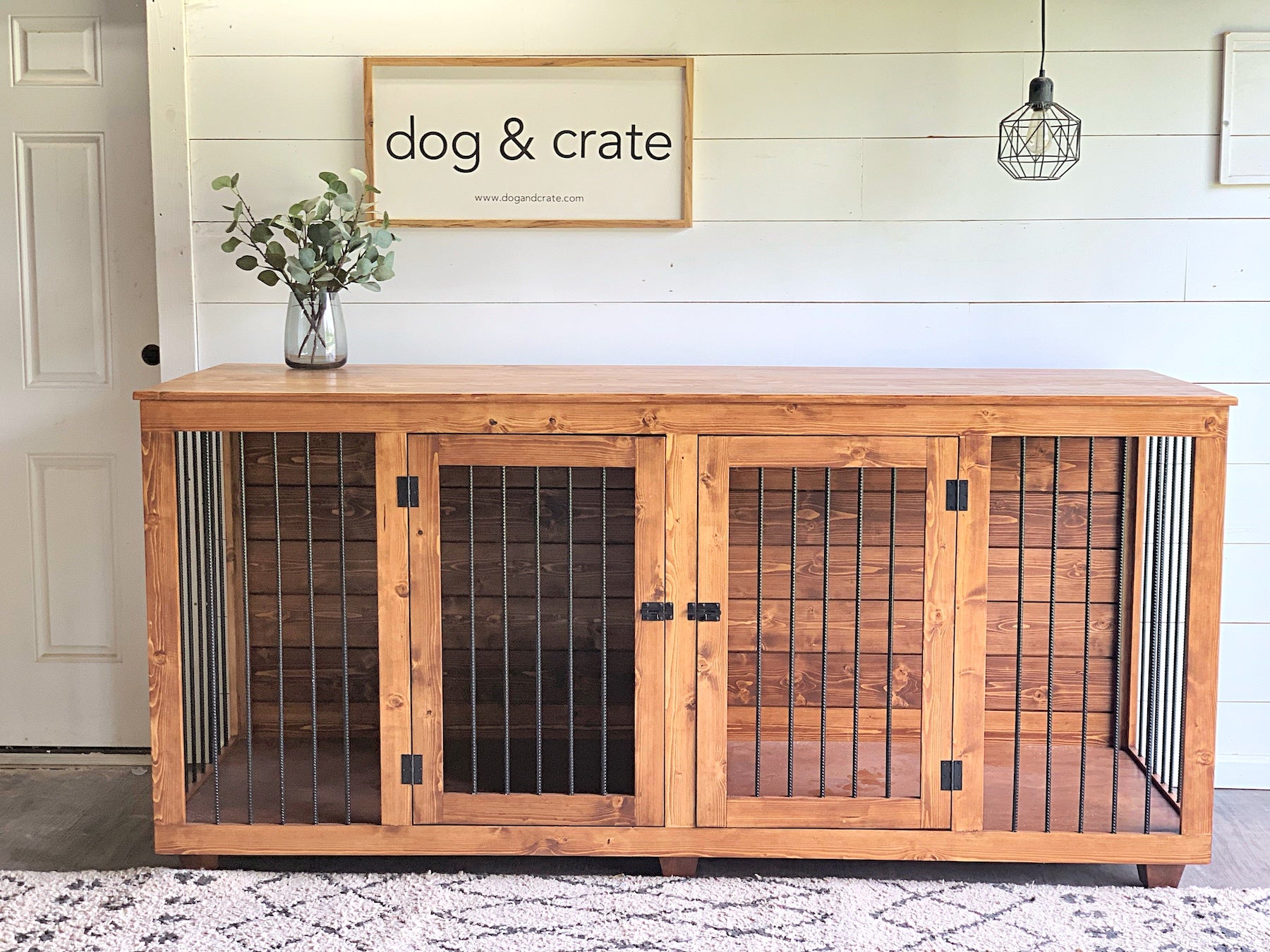 double extra large dog crate