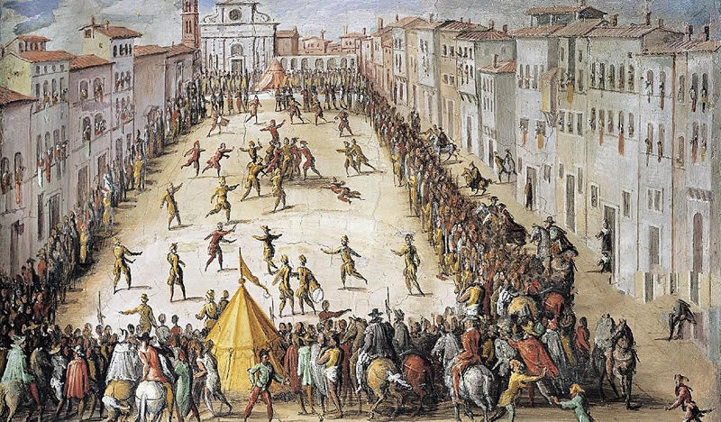 Calcio storico fiorentino - Early form of football