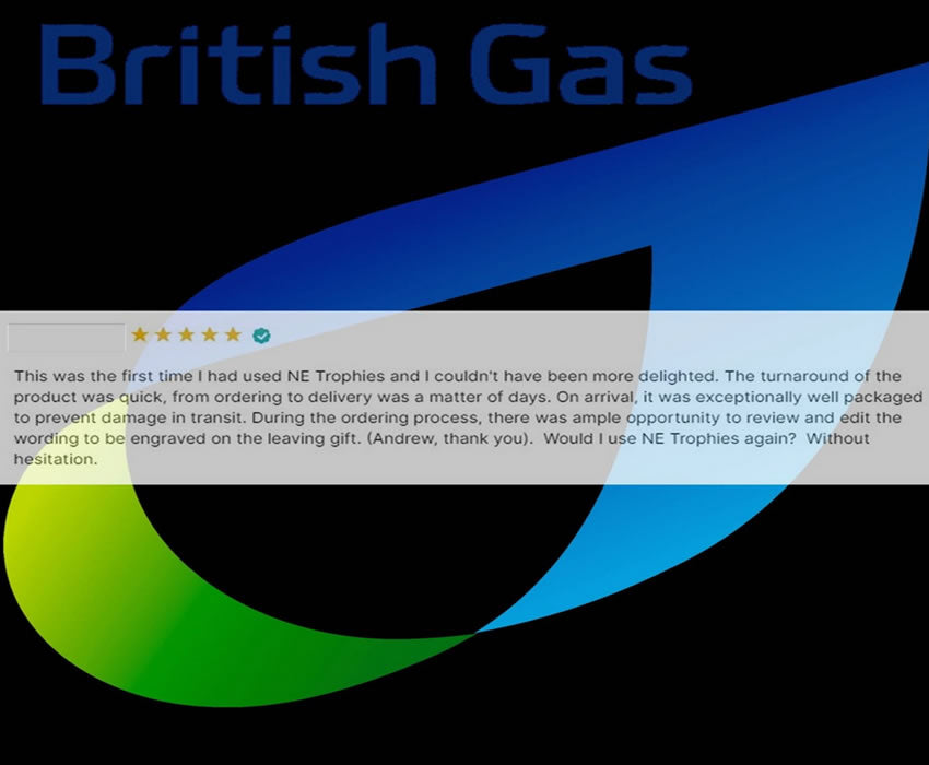 5 Star Review from British Gas