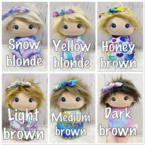 bubby doll hair colour options
