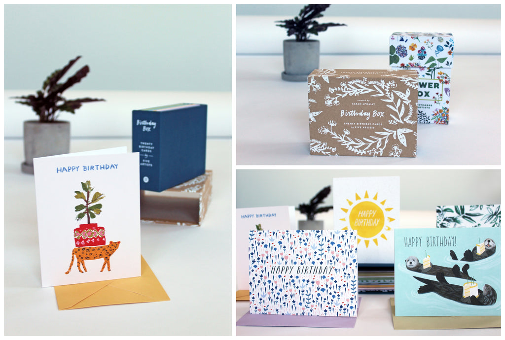 Product shots of the Birthday Box by Brown Paper Bag