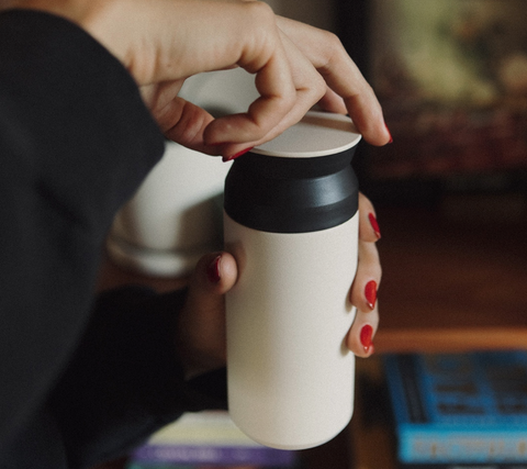 The Kinto Travel Tumbler from Japan - one of our picks for our sustainable gift guide!