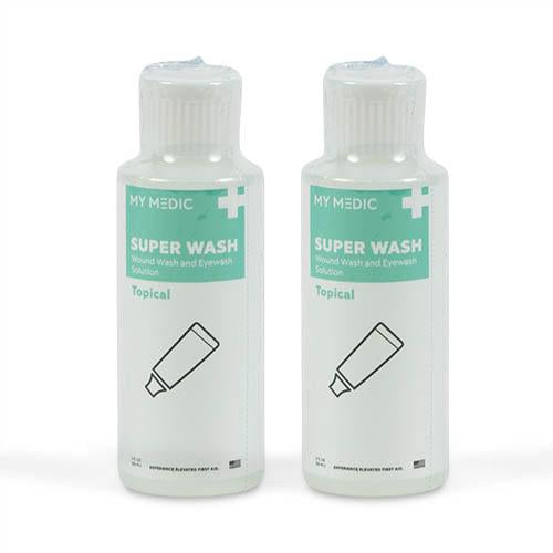 Superwash - Bottle of saline wash for irrigating wounds or eyes