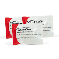 3 QUIKCLOT PACK Hemostatic dressing to control traumatic bleeding