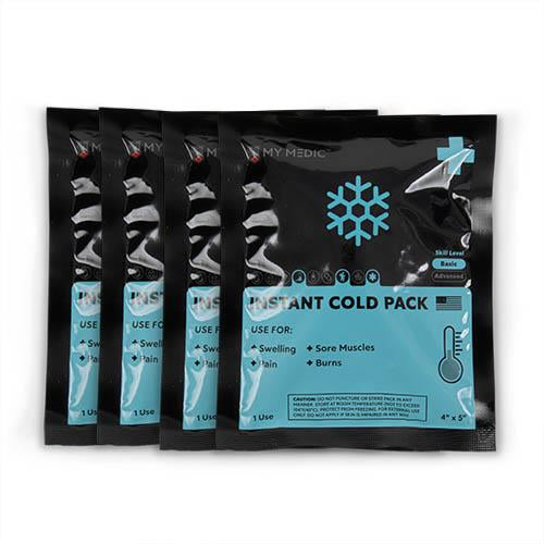 4 SMALL COLD PACK Rapidly activated, disposable chemical ice pack used to relieve pain and reduce swelling