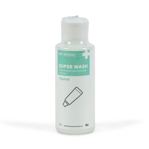 Superwash - Bottle of saline wash for irrigating wounds or eyes