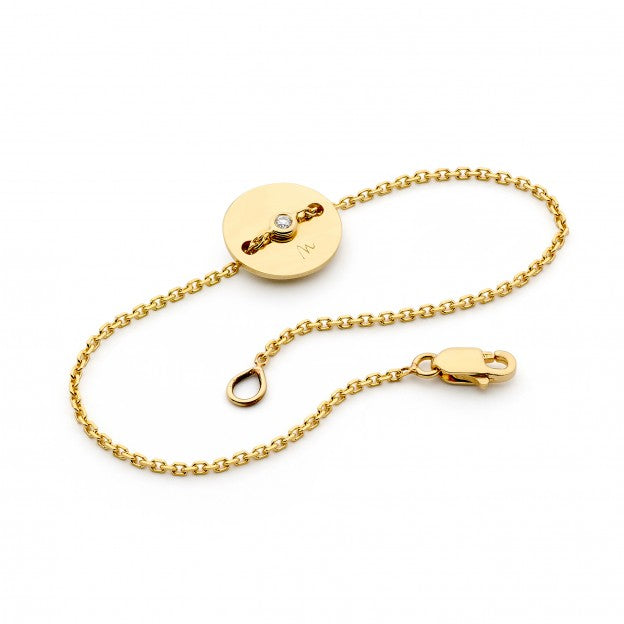 18ct Yellow Gold Chain Bracelet – Matthew Ely Jewellery