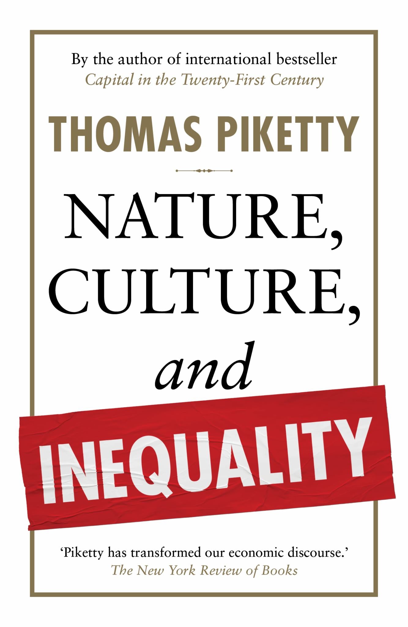 Nature, Culture, And Inequality