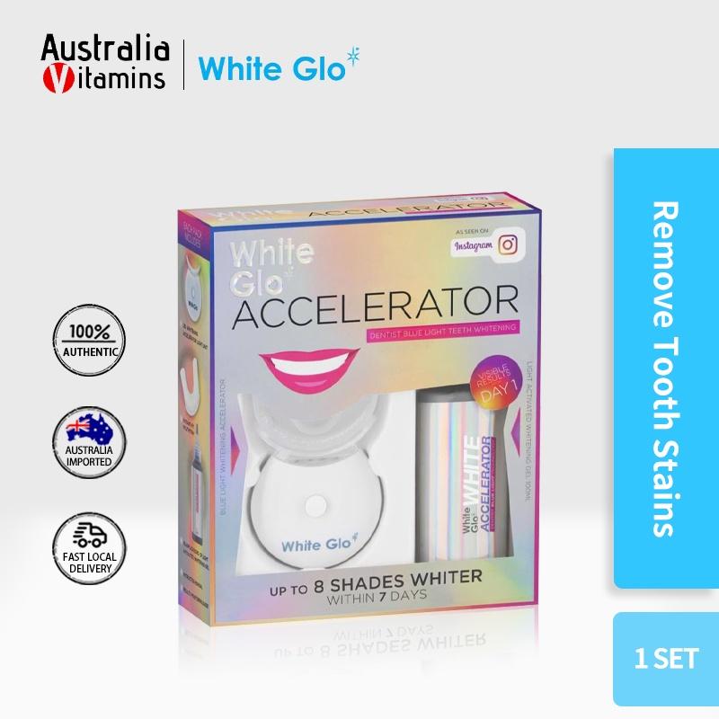 White GLO Accelerator Dentist Blue Light Teeth Whitening – Australia  Vitamins