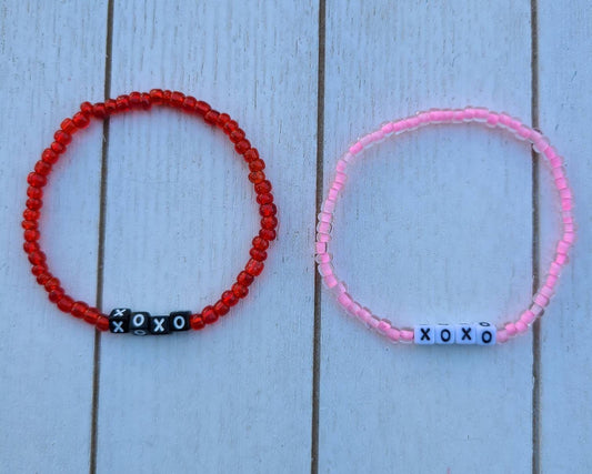 Friendship Beaded Bracelet, Bracelet Set, Matching Bracelets, Pinky Pr –  Doohickies & Such