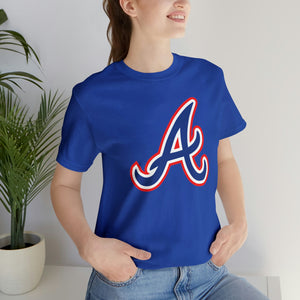 Atlanta Braves Logo T-Shirt, Mens Clothing, Womens Clothing, MLB Shirts, Fanatics, Barstool Sports