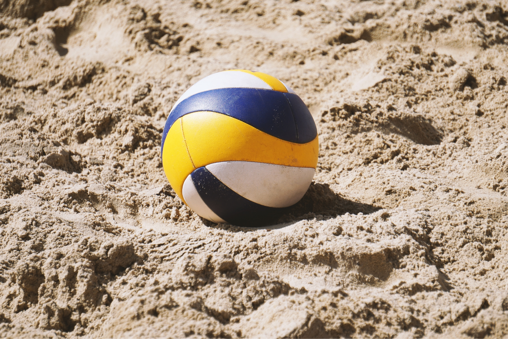 Volleyball in the sand