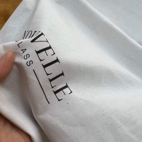 nouvelle glass canvas bag packaging eco-friendly