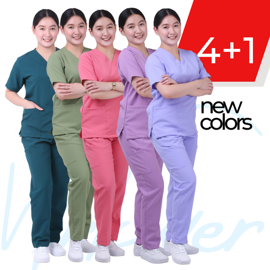 Scrub suits uniform NO PIPING (Pack of 4) new colors – wrkwer
