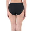 Comfy Snazzy Way Just My Size Women&#39;s Plus Size Tagless Black Cotton Panties(Pkt of 2) - lacysouls