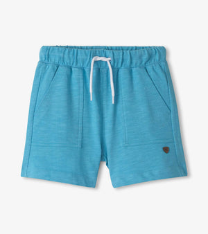 Aqua Blue Relaxed Shorts - Cutie Patootie