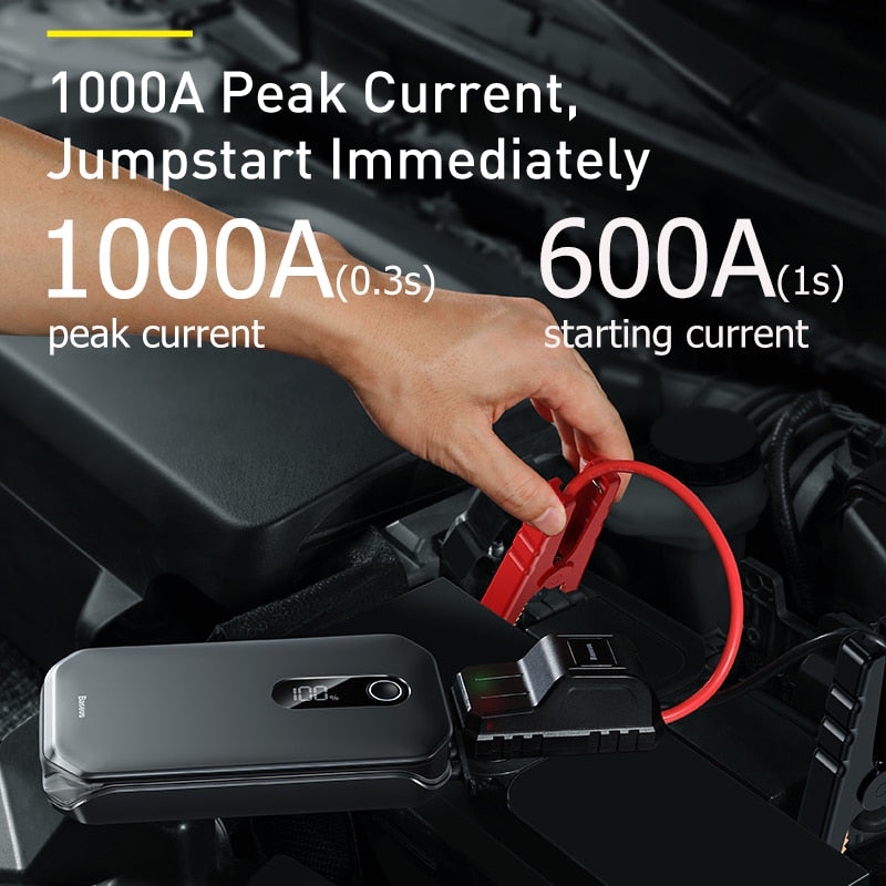Baseus Car Jump Starter Power Bank 12000mAh
