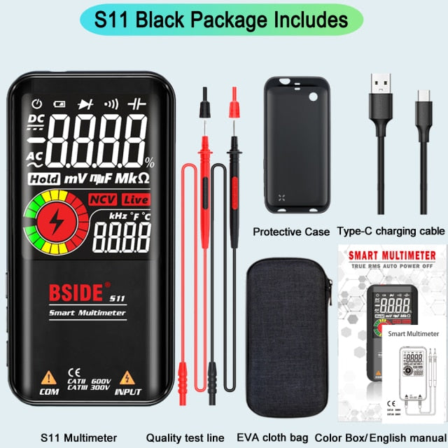 Digital Multimeter LCD Color Display