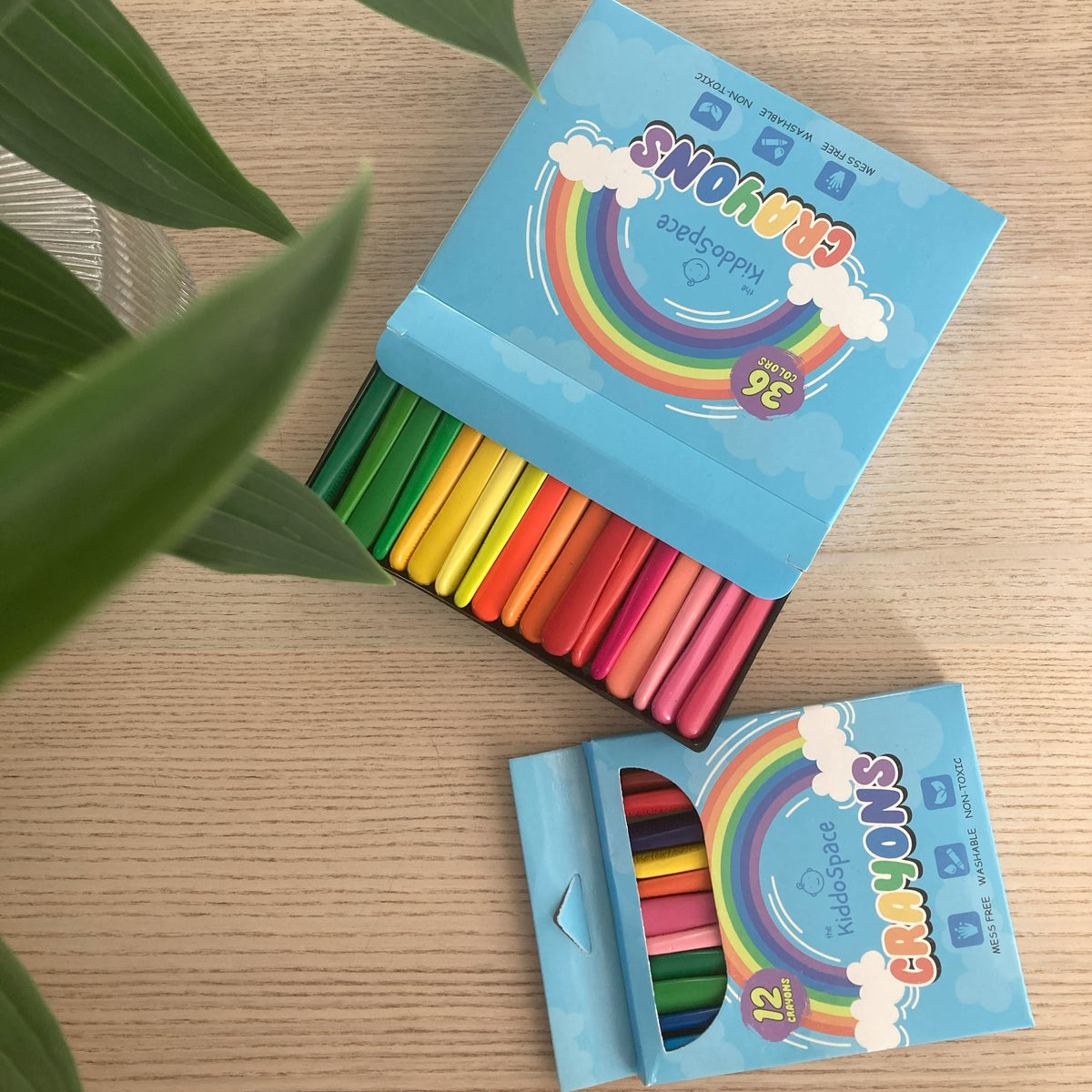YPLUS Crayon Pen-type Children's Non-toxic Crayon Set Gift (12 Colors Set)