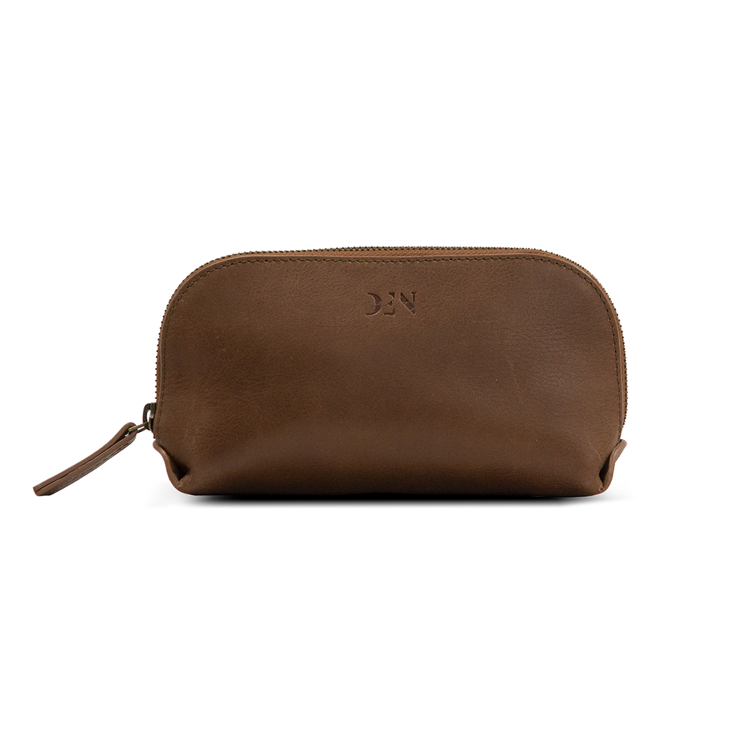 Pouch Bag Cow Waxy Rambler Leather Tan – Three Sixty Leather