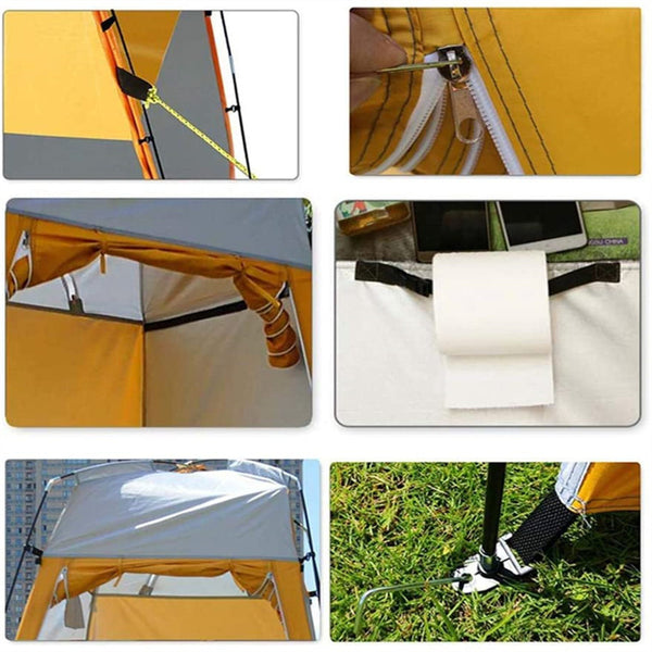 Portable Outdoor Toilet Privacy Shower Tent - Detail
