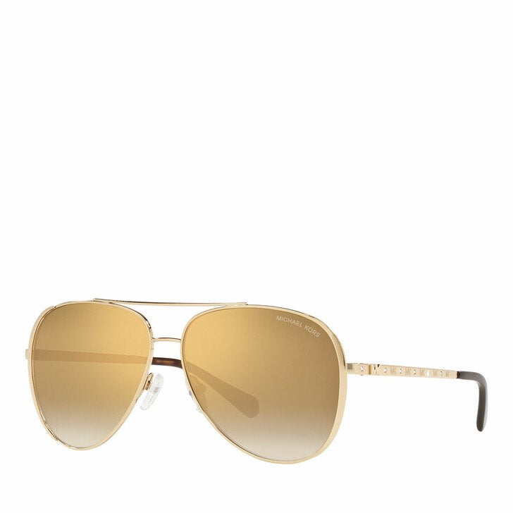 MICHAEL KORS Gold Grey Gradient Mirror Aviator - luxury line