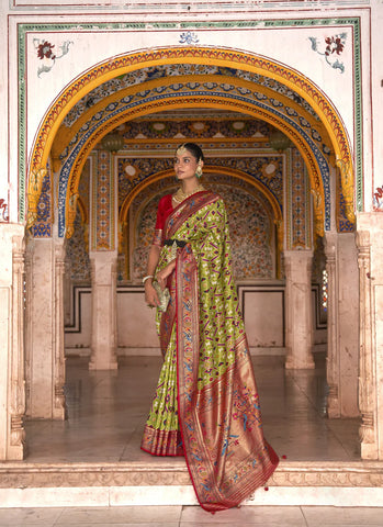 Green Saree