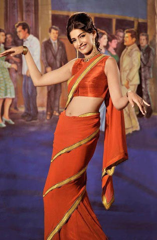 Mumtaz Style Saree Draping