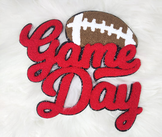 Iron-On Chenille Football Patches – Prep Obsessed