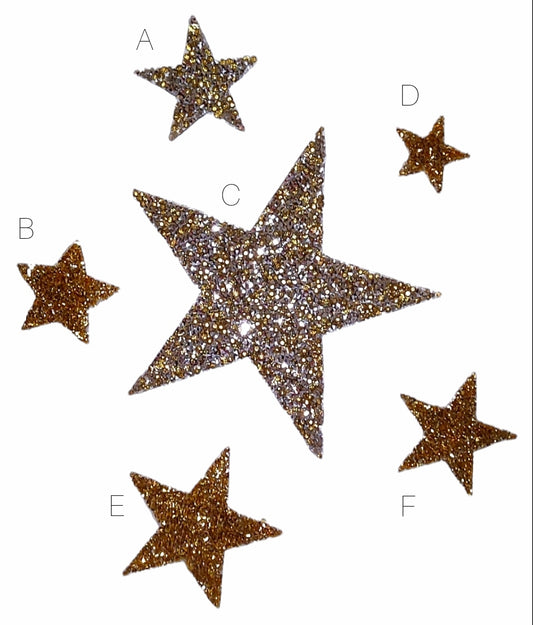 Colorful Rhinestone Star Iron On Patch – Scratch Decor