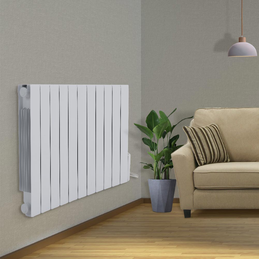 1800W Oil Filled Radiator Electric Space Heater with LED Screen