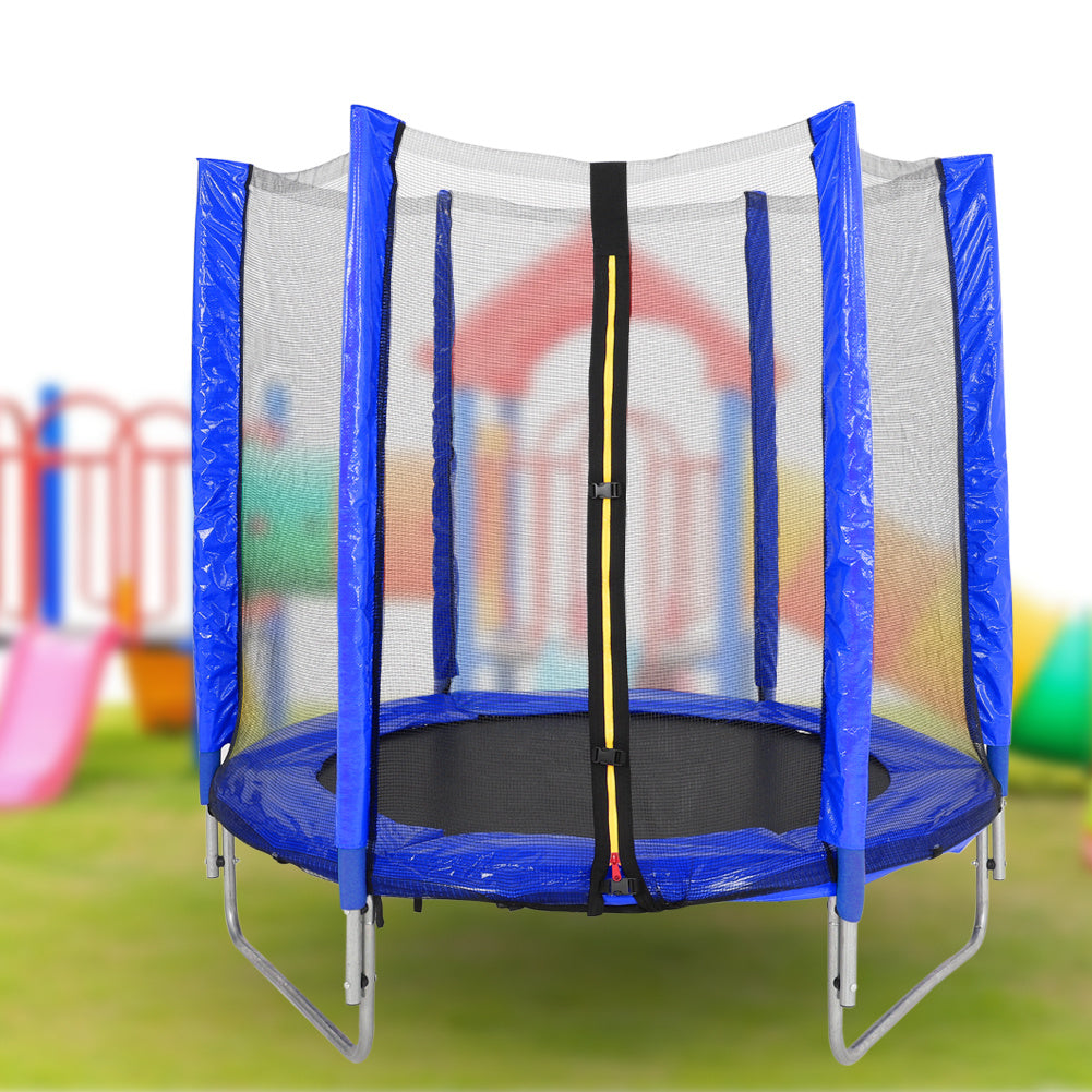 Image of Outdoor Trampoline with Safety Cover Net