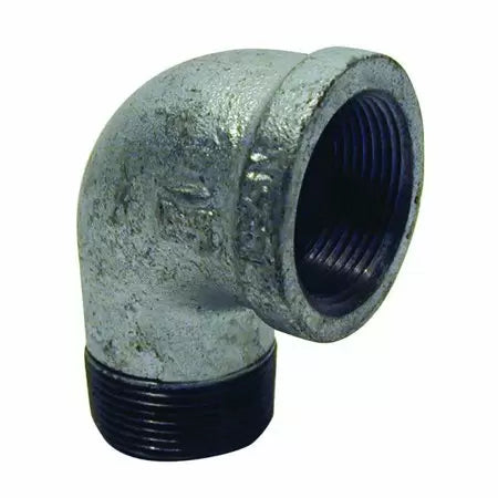 B & K Industries Galvanized 90° Street Elbow 150# Malleable Iron Threaded Fittings 3/4"