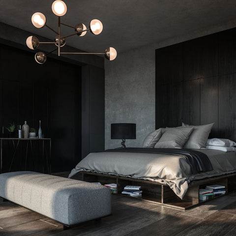 dark bedroom