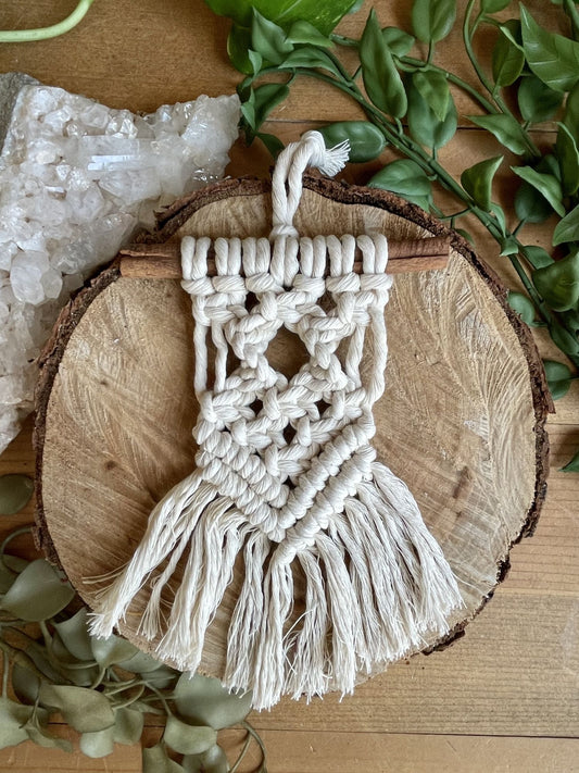 DIY Cinnamon Stick Macrame Kit