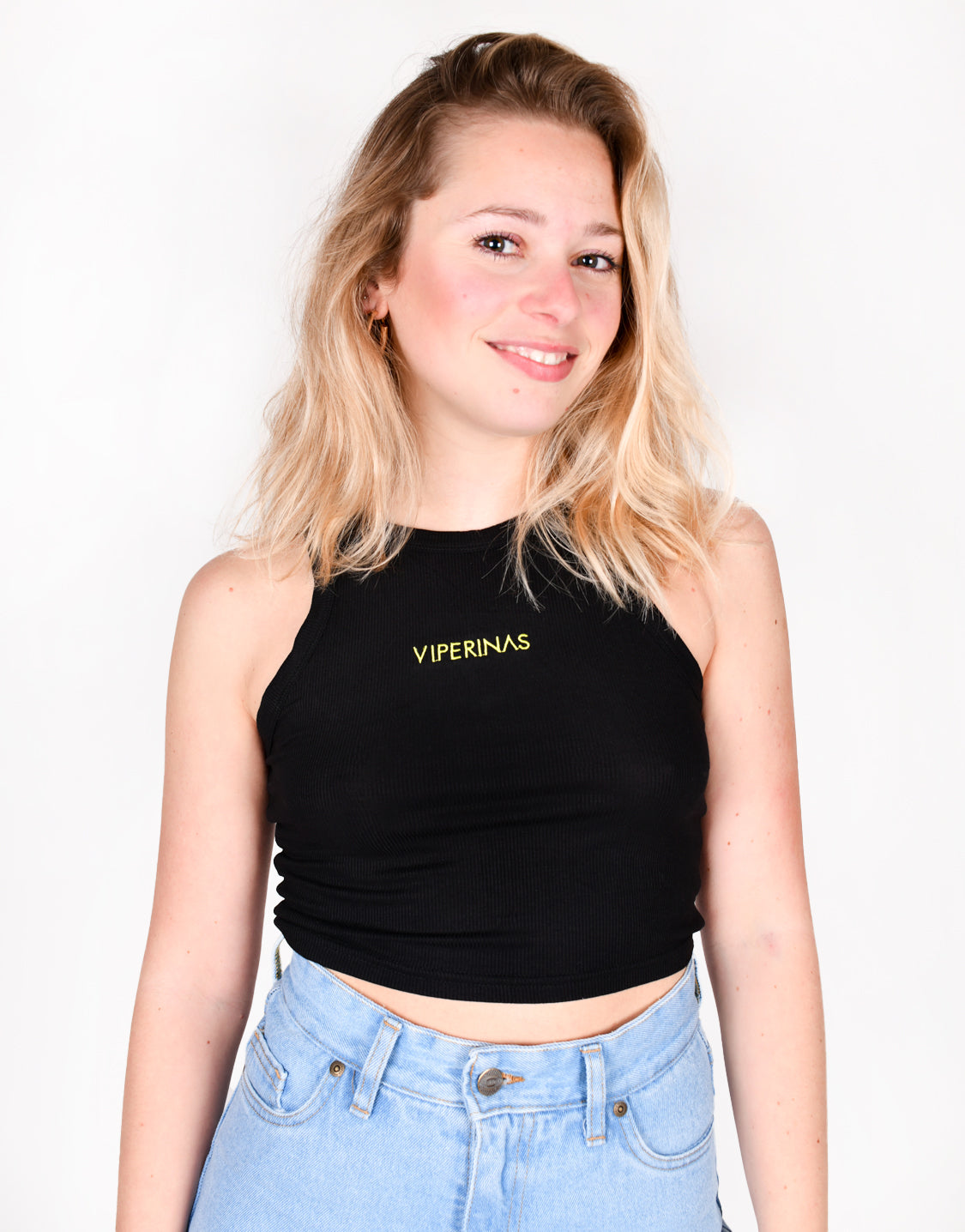 Viperinas Online Store | Top Embroidery Black