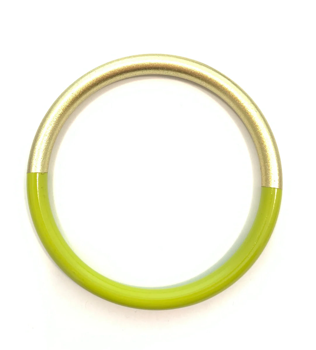 Lime Bone Bangle