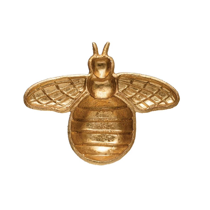 Gold Bee Trinket Tray