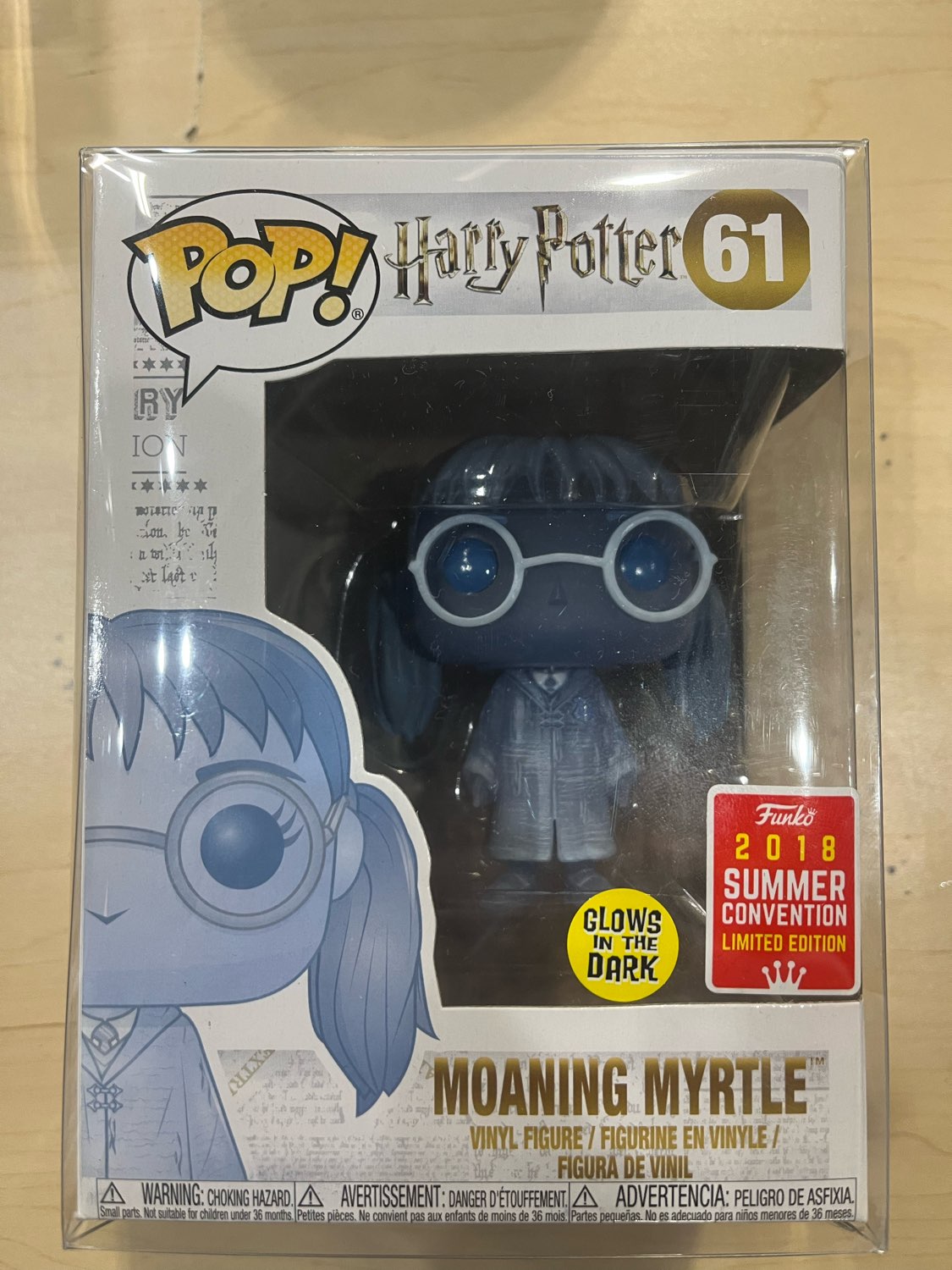 Funko Pop! Movies Harry Potter #61 Moaning Myrtle GITD (2018 Summer)