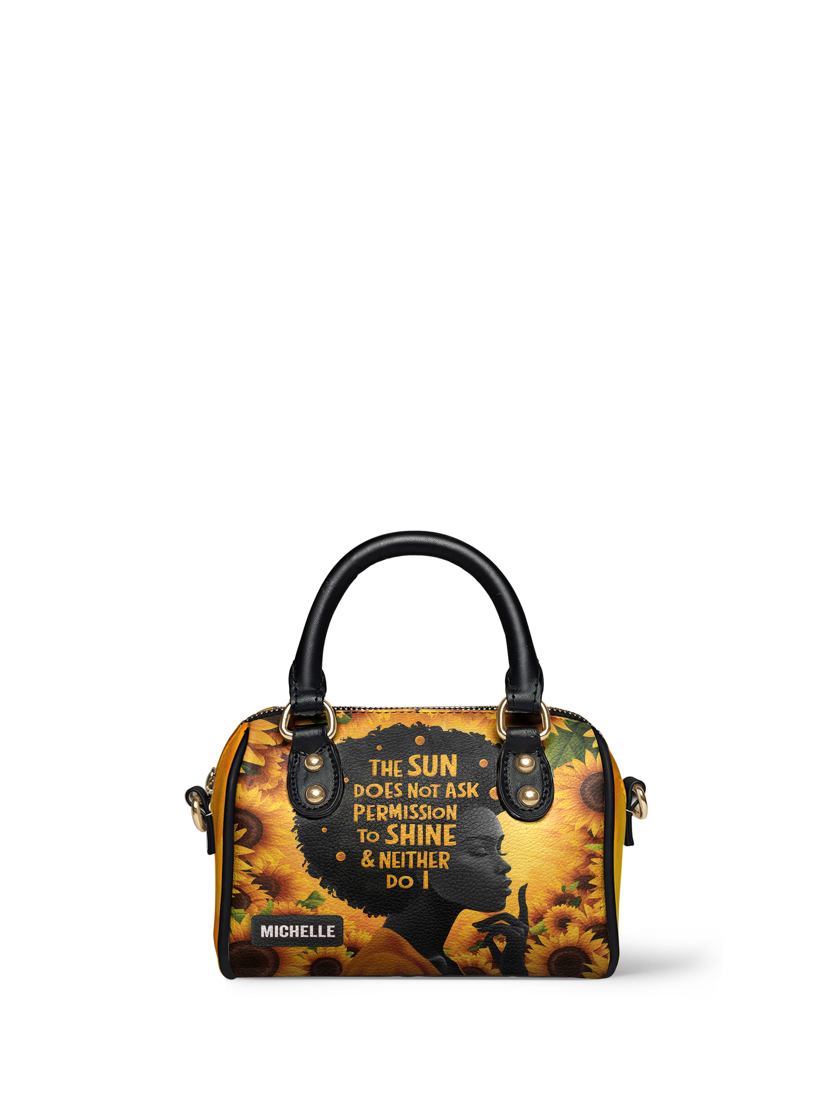 The Sun Does Not Ask Permission To Shine NNRZ21063482QJ Mini Satchel - Melanista product image