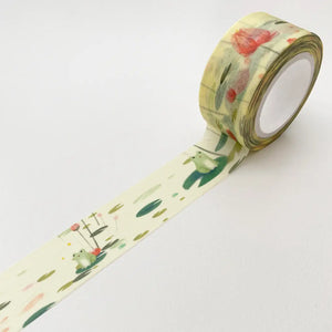 Frogs with Lotus Washi Tape by The Little Red House - Min'na