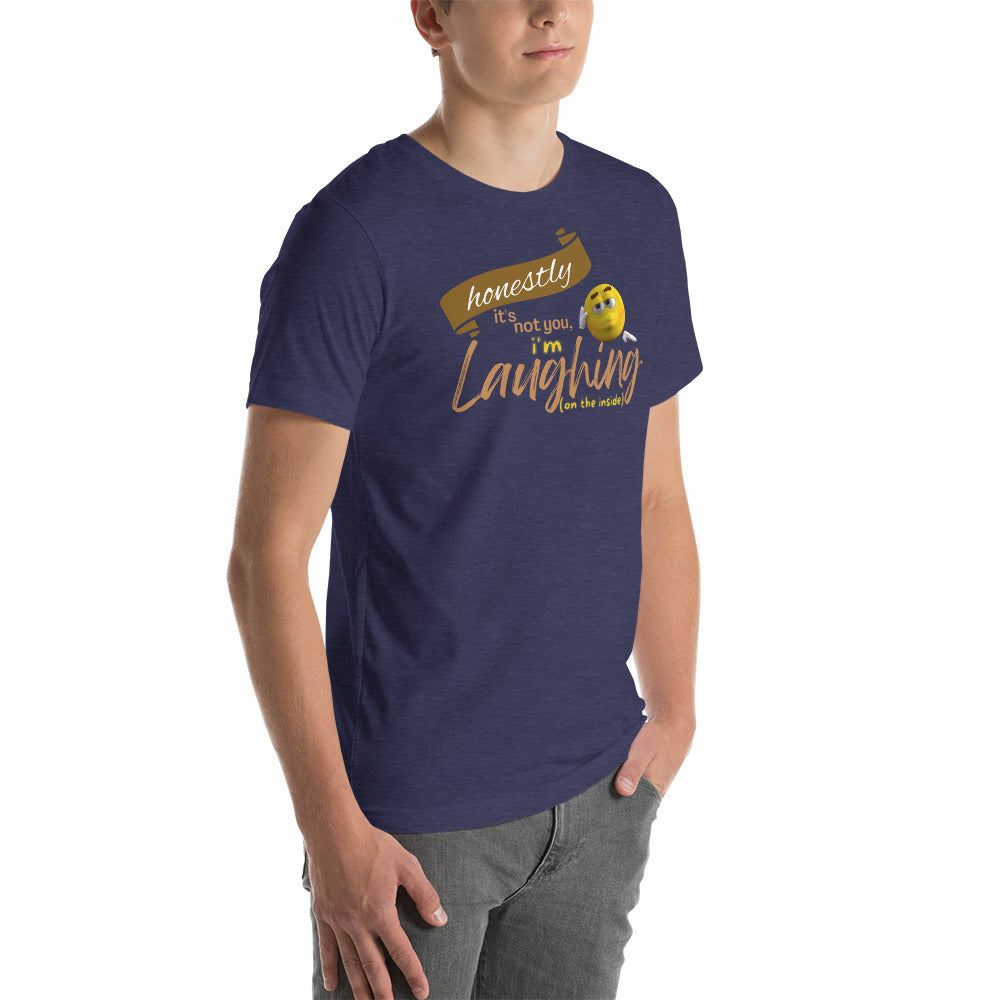 men's 'laughing inside' silky soft true fit t-shirt