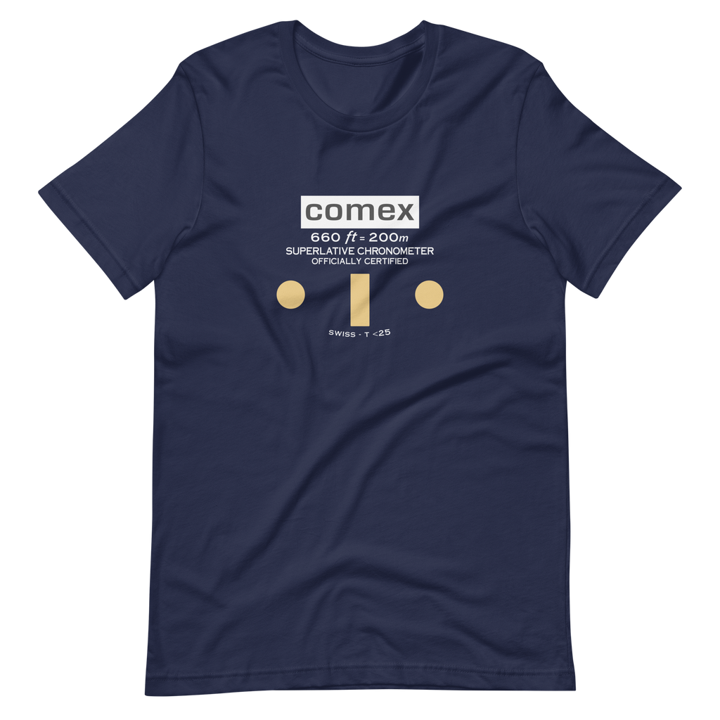 Navy T-shirt Comex Sub six o'clock – Kanjithursdays