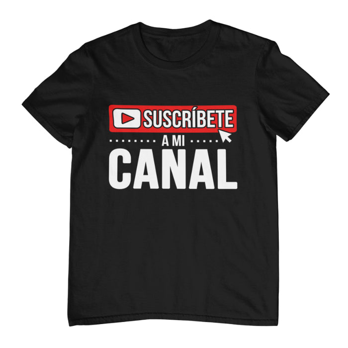 Camiseta Suscríbete a Mi Canal