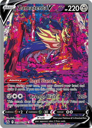 Zacian V - GG48/GG70 - Crown Zenith – Card Cavern Trading Cards, LLC