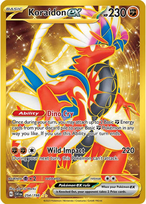 Koraidon ex - 231/198 - Scarlet & Violet - Holo – Card Cavern Trading  Cards, LLC