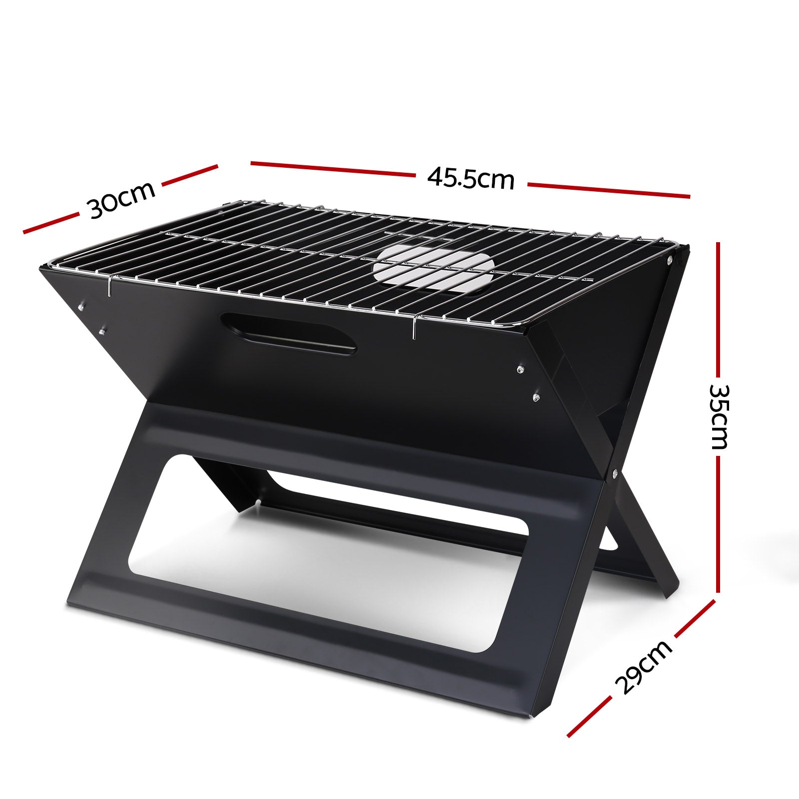 Notebook Portable Charcoal BBQ Grill – Movinghub