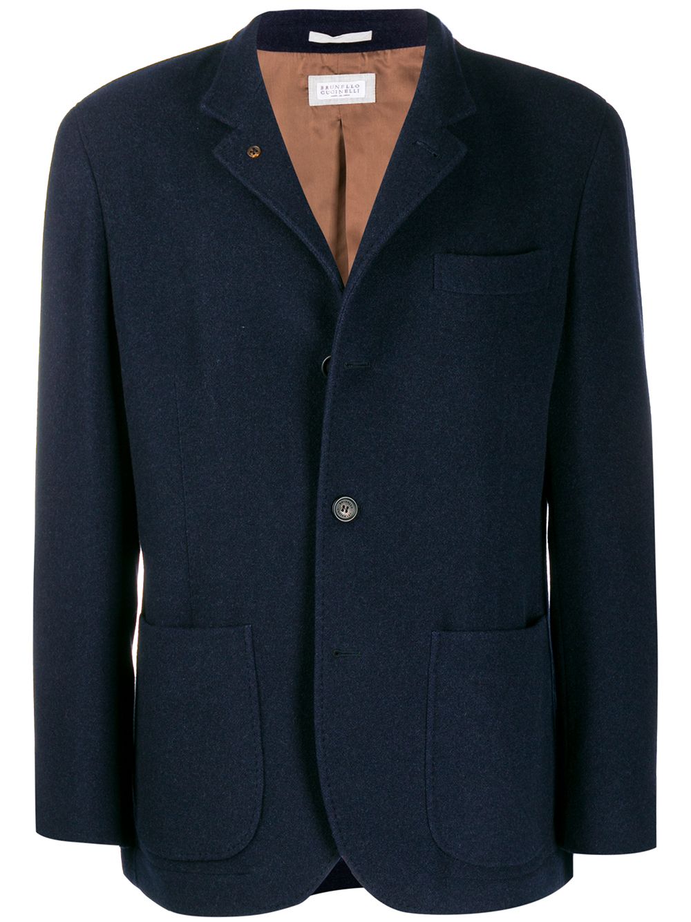 Brunello Cucinelli Men's Cashmere Coat In Blue