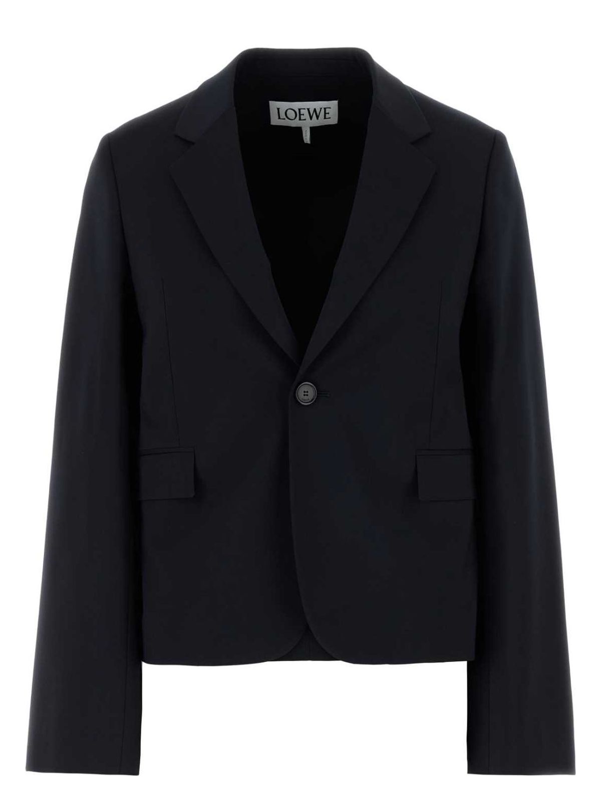 Loewe Navy Blue Wool Blazer