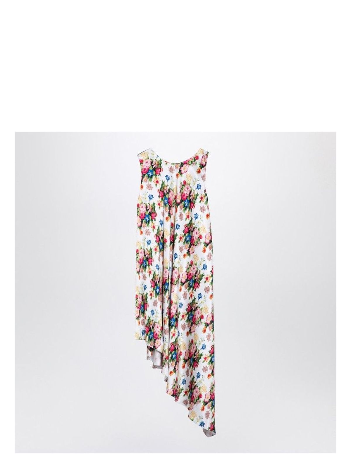 Loewe Asymmetrical Floral Print Dress